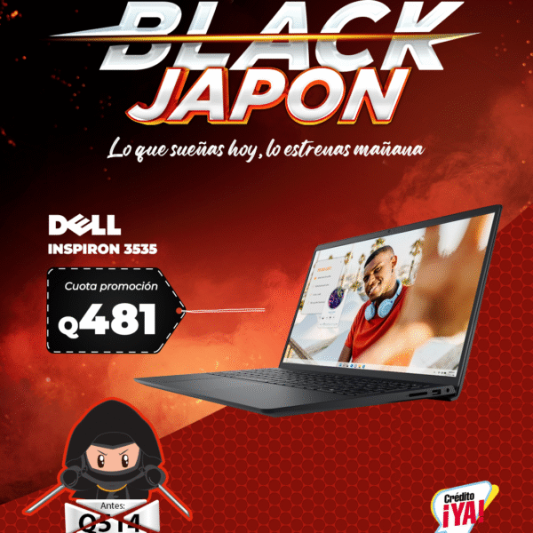 ALMACENES JAPON_PNG COMPUTADORA DELL INSPIRON 3535_BLACKJAPON