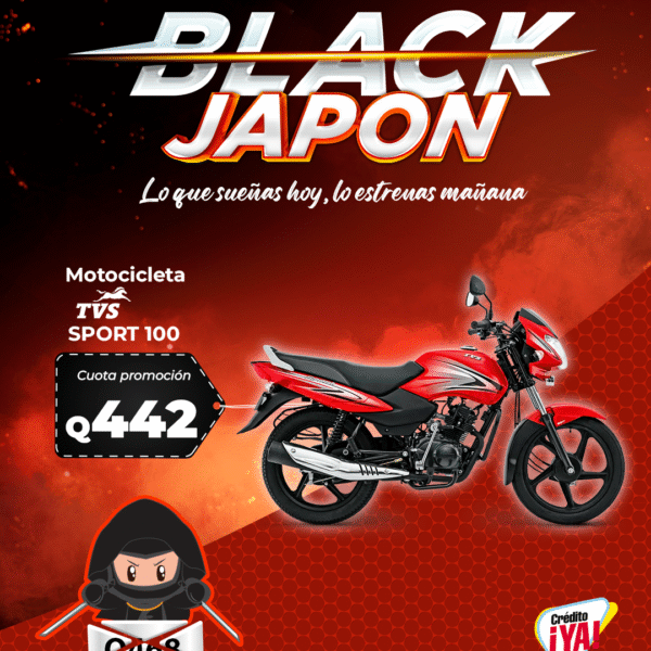 ALMACENES JAPON_PNG TVS SPORT 100 2026_BLACKJAPONpng